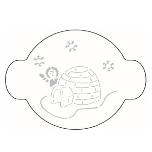 *Round soap dish Decor Winter Ø 20 cm - Img 2