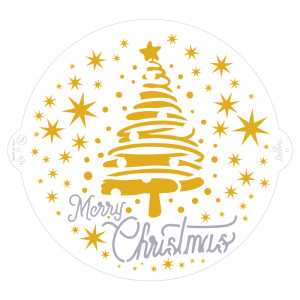 Sablon Plastic Decor Top, Christmas model, Ø 25 cm - Img 1