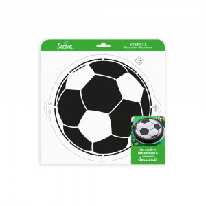 Sablon Plastic Decor Top, Football Ball Model, Ø 25 cm - Img 3