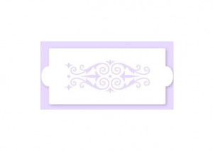 Sablon Plastic Lateral Decor Clasic, 26 x 12.5 cm