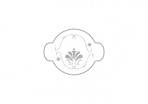 *Sablon Rotund Decor Fantezie Ø 10 cm