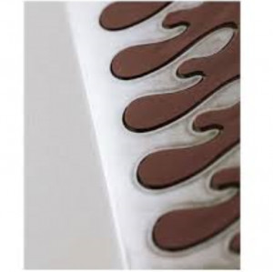 Sablon Stainless Steel Cake Decor - Model Picatura , 30xH6.8 - Img 3