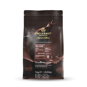 Sao Thome-i rusztikus étcsokoládé, 70% Cacao Barry Callebaut, 1 kg