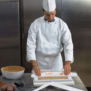 Scraraper Pastry Stiff Pastry Levelling Rolling Sheet / Chocolate Ganache, 30xH8cm - Img 3