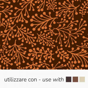 Set of 30 Transfer Sheets Chocolate Copper, 34 x 26.5 cm