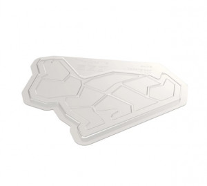 Silicon cake tin Modern 3D Bunny 27.6 x 26.8 x H 3.2 cm, 520 ml - Img 4