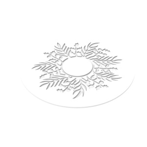 Silicon Decor Wreath Ø 14.5 x H 2 cm - Img 3