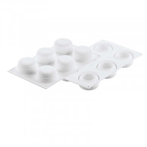 Silicon Mistery forma Ø 6,5 x H 3,5 cm, 6 üreg, 95 ml - Img 2