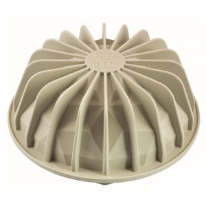 Silicon mould 3D Cake 3D Diamond Ø 18 x H 9 cm, 1590 ml - Img 3