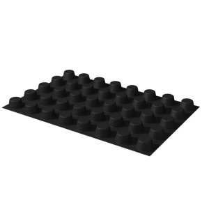 Silicon mould Fiberform 60x40cm 40 cav. Muffin Ø 5.1/3.8 x H 2.9 cm, 45 ml