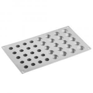 Silicon mould Gourmand Mushrooms 2.8 x 2.9 x H 2.7 cm, 40 cavities - Img 3