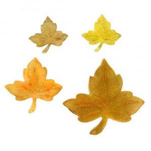Silicon mould Maple Leaves Ø 1 - 3 cm, 4 Subjects - Img 3