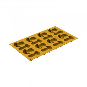 Silicon mould Silikomart NaturaE Mushroom 5.9 x 3.6 x H 1.8 cm, 20 ml, 16 cavities - Img 4