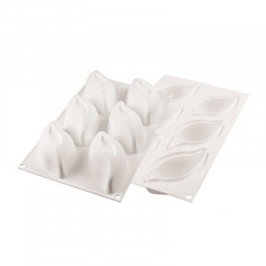 Silicon Ruben mould 11.4 x 5.7 x h 4.5 cm, 6 cavities - Img 2
