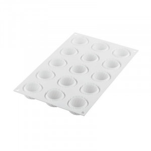 Silicon Samurai mould Ø 4.6 x h 2.3 cm, 15 cavities - Img 3