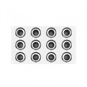 Silicon Secret mould Ø 4.5 x H 3.6 cm, 12 cavities, 40 ml - Img 3