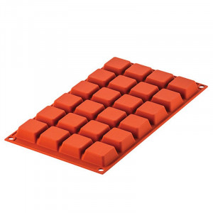 Silicon square mould 3.8x3.8 x H1.5 cm, 24 cavities - Img 1