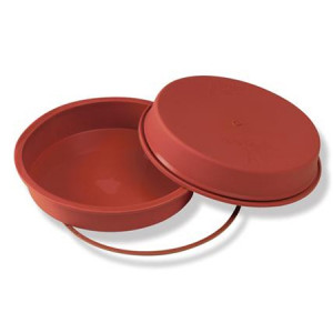 Silicone Cake Tin, right edge Ø26xH4.5cm, with Ring - Img 2