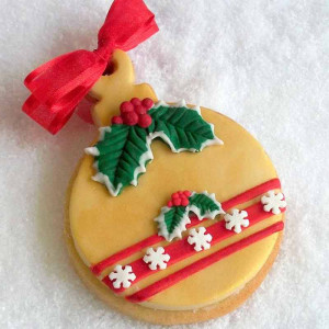 Silicone mould Ilex leaves Christmas Katy Sue Ø 2.6 - 5.4 cm, 3 decorations - Img 6