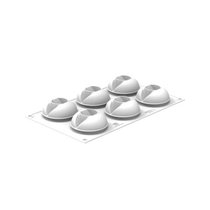 Silicone mould Maritozzo Ø 6.8 x H 4 cm, 6 cavities x 117 ml + Silicone mould Insert 12 cavities - Img 3
