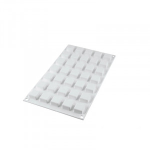 Silicone mould Micro Square 2.1 x 2.1 x H 1.3 cm, 35 cavities, 5 ml - Img 2