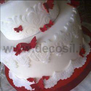 Silicone moulding Lace border, 29.9x8.7cm - Img 4