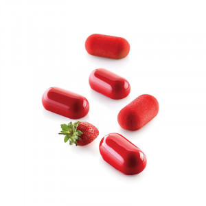 Silicone Pillow Shape 5.9 x 2.9 x H 2.3 cm, 12 cavities, 30 ml - Img 1
