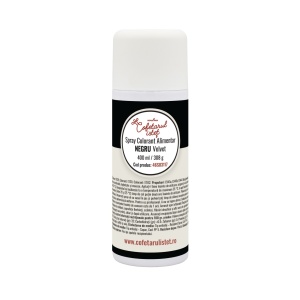 SPRAY VELVET - Colorant Alimentar Negru, 400 ml