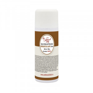 SPRAY VELVET - Élelmiszerfesték csokoládé tejjel 400 ml