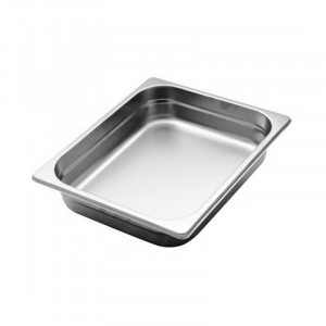 Stainless steel GN 1/2 32.5 x 26.5 x H 6.5 cm, 4 L - Img 1