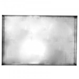 Stainless Steel Tray - 4 Edges, 60 x 40 x H 2 cm - Img 2