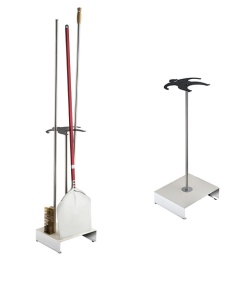 Suport pentru Lopeti si Palete Pizza, Otel Inox, 37 x 30 x 80 cm - Img 2