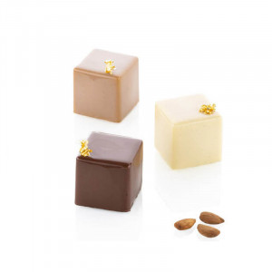 Szilikon Cub forma 5 x 5 x H 5 cm, 40 üreg, 122,5 ml (SQ081)