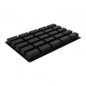 Szilikon forma 10 x 4,8 x H 4 cm, 25 üreg, 180 ml (SQ085) - Img 2