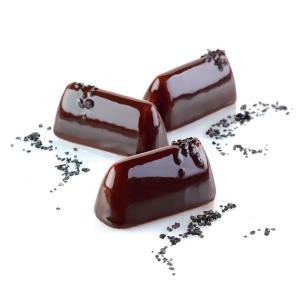 Szilikon forma Choco Gianduia 9.35 x 3.15 x H 4. 25 cm, 9 üreg (SF126)