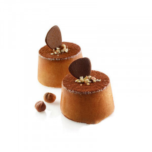 Szilikon Muffin Monoportion forma SQ009 Ø 6,9 x 4 x H 3,9 cm, 24 mélyedés, 122 ml