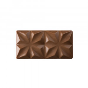 Tablete Ciocolata 15.5 x 7.7 x H 1 cm - Matrita Policarbonat Choco Bar Edelweiss, 3 cavitati, 100 gr - Img 4