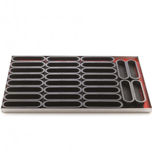 Tarte Set 14.6 x 3.5 cm, 6 Microperforated Copper + Silicon Mould 6 cavities - Img 4