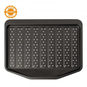 Tava Coacere Perforata Crisp & Fry , 41 x 31.5 x H 2.5 cm, Aluminiu Antiaderent - Img 2