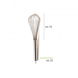 Tel Integral din Inox cu 16 Spire Subtiri si Agatator, L 25 cm - Img 2
