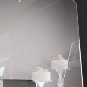 Tilted Anti-Tilt and Protection Screen without Window, L100xH60xW30cm - Img 2