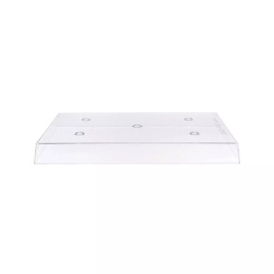 Tray with Transparent Lid, 60 x 40 x H 5.5 cm, for Storage, Polycarbonate - Img 2
