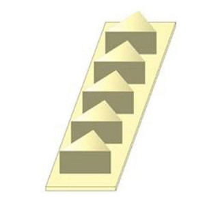 *Triangular Monoportion Ø 6.5 x H 4 cm - Extractor Plastic