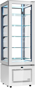 Vertical refrigerated display cabinet +2/+10°C, Luxor New Style Slim Slim White