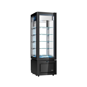 Vertical refrigerated display cabinet, -22 / +5°C, 60x64,5x184 cm, Luxor Slim Black, model KD6A