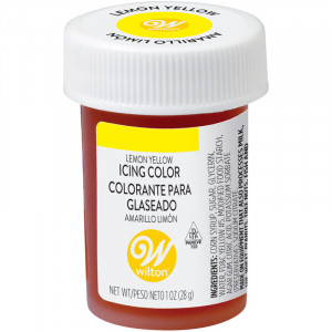 Гел за оцветяване на храни, жълт - Wilton, 28 gr - Img 1