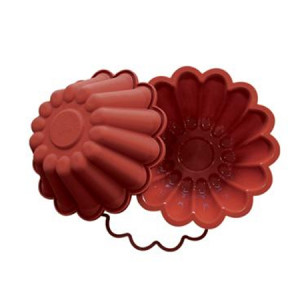 Голяма силиконова форма Briosa Ø22xH8cm, с пръстен - Img 2