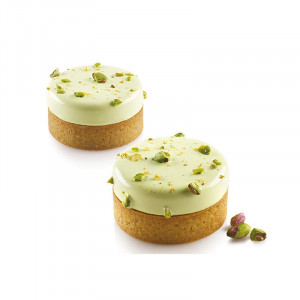 Комплект Tarte Ø 7 cm Klassik, 6 микроперфорирани тарелки + силиконова форма с 6 кухини - Img 4