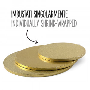 Кръгла чиния за торта Satin Gold, Ø 50 x H 1,2 cm - Img 3