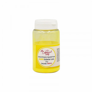 Оцветители за храни Оцветител за храни на прах Yellow Shimmer Yellow Glossy, 25 gr